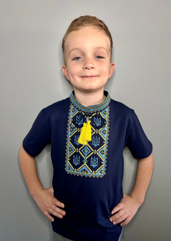 Boy's Navy Tshirt "Yaroslav"