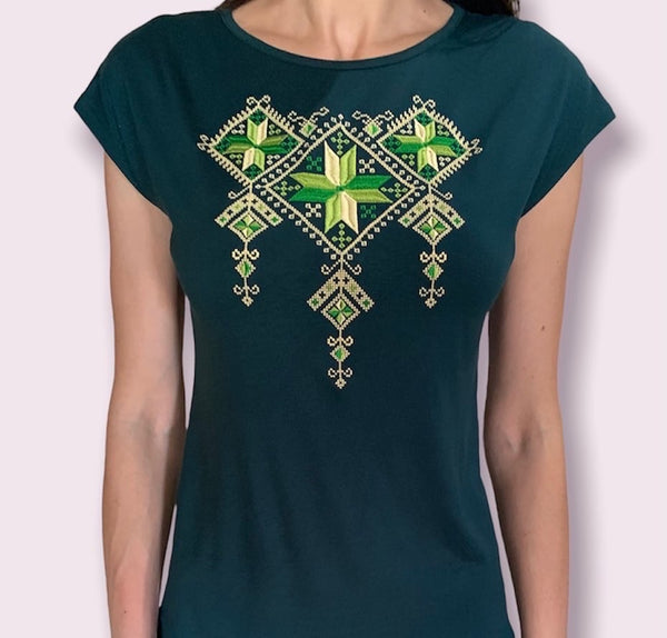 Women’s Tshirt-“Carpathian Emerald”