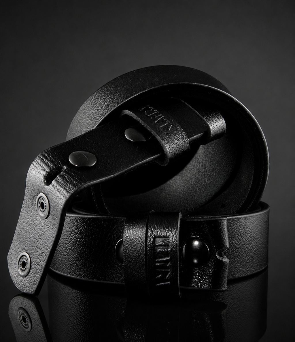 Black Leather Belt