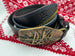 Leather Belt with Buckle “Russian Warship…”