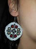 Hand Embroidered Earrings