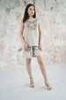 Sleeveless Beige Top "Kokhana"