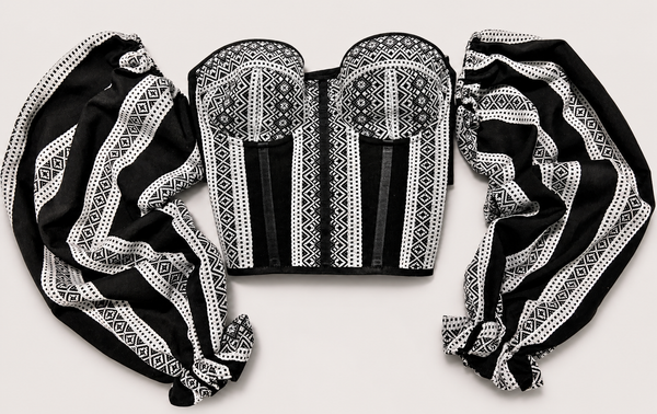 Corset with Matching Sleeves