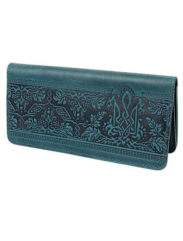 Women’s Leather Wallet “Tryzub”
