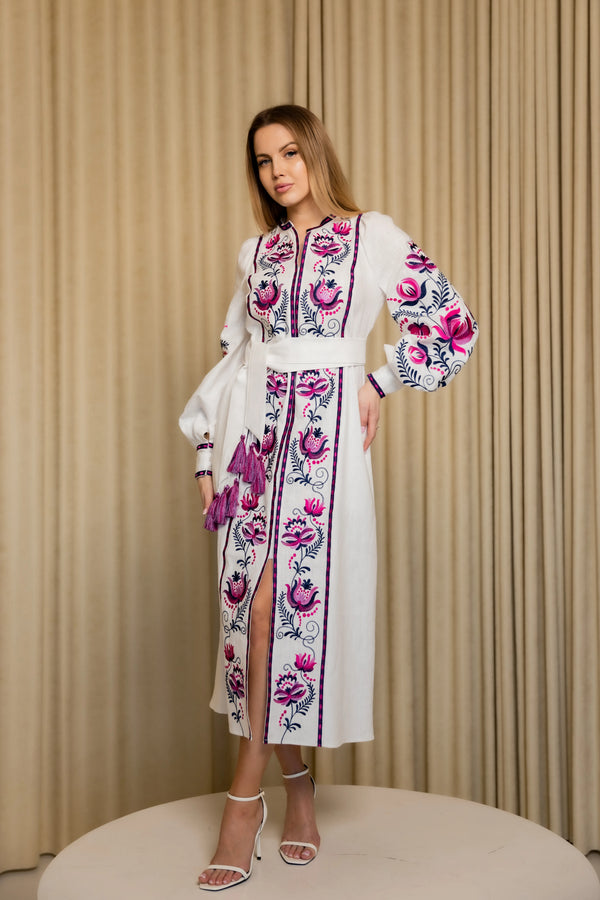 Embroidered Dress "Yana"