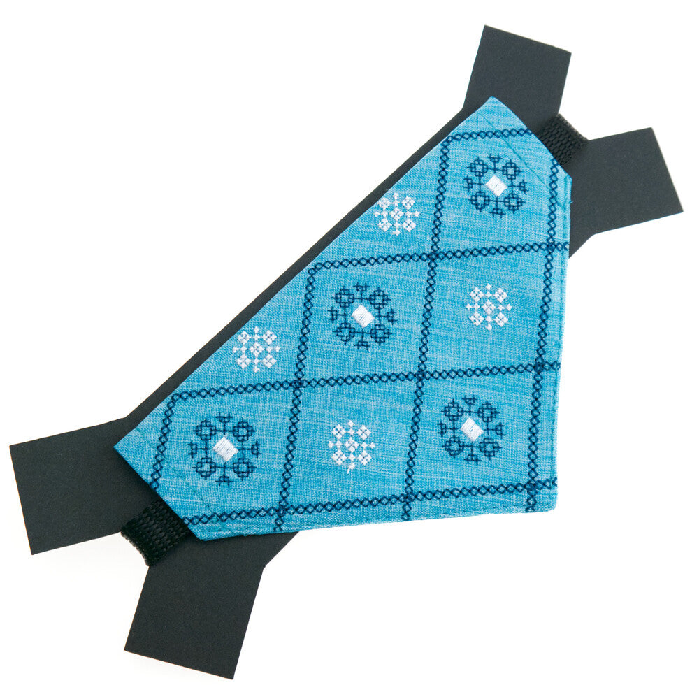 Embroidered Dog Collar with Bandana