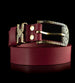 Women’s Leather Belt with Buckle "Vyshyvanka"
