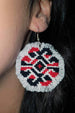 Hand Embroidered Earrings