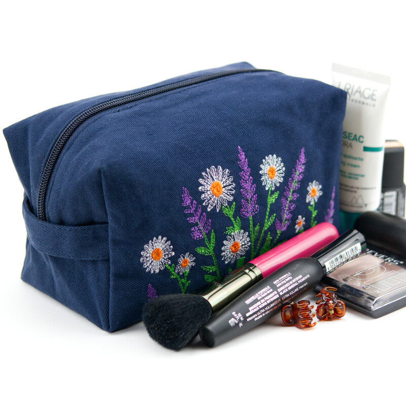 Embroidered Make-Up Bag