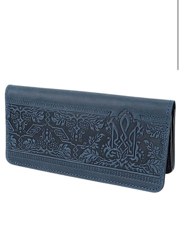 Women’s Leather Wallet “Tryzub”