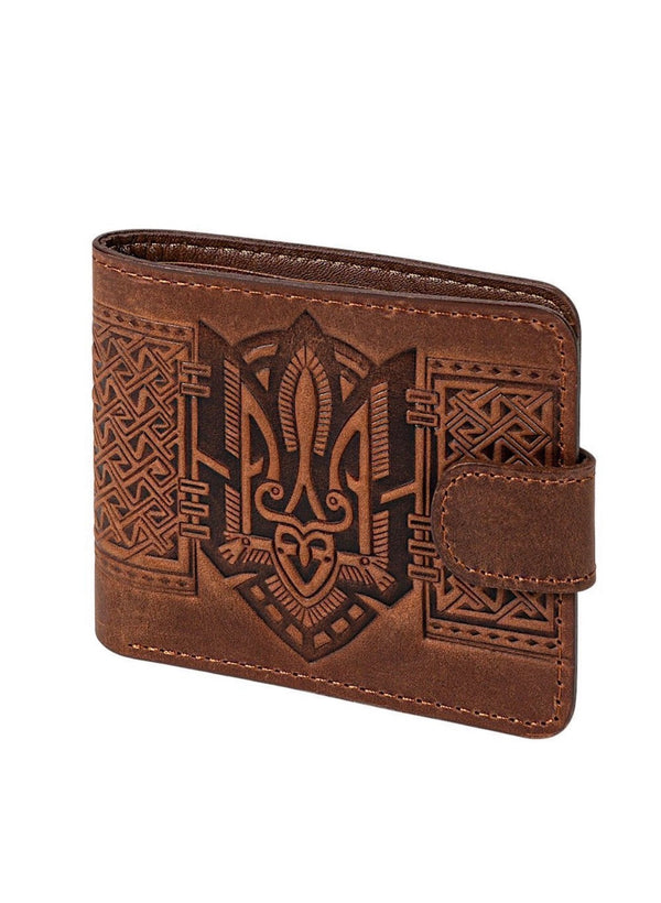 Men’s Leather Wallet “Tryzub”