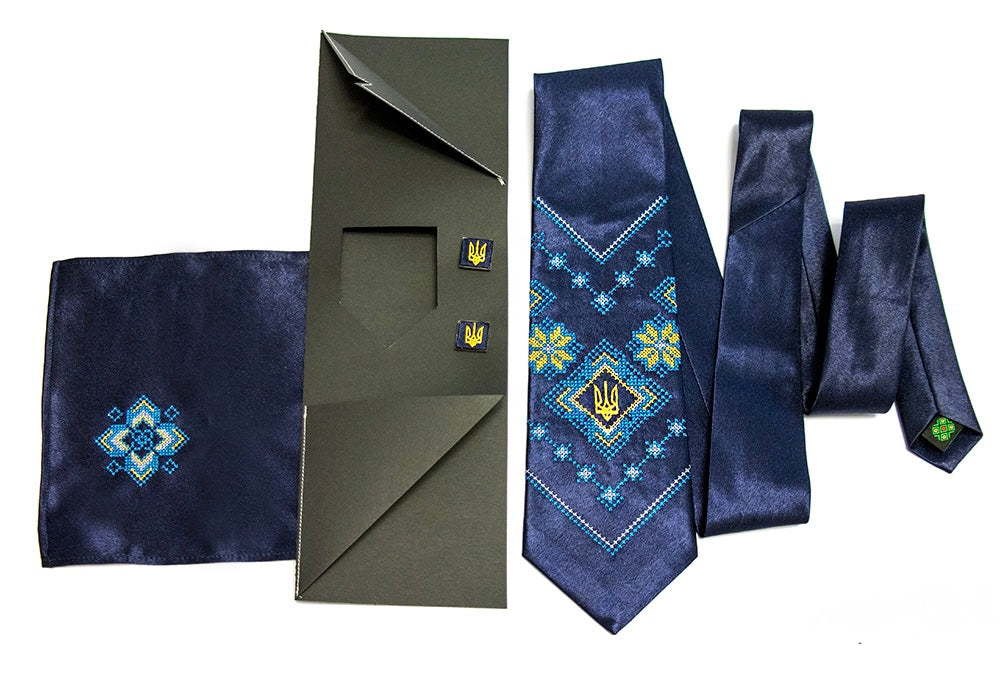 Tryzub Tie Set