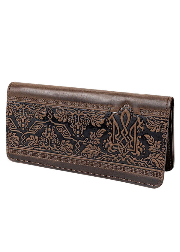Women’s Leather Wallet “Tryzub”