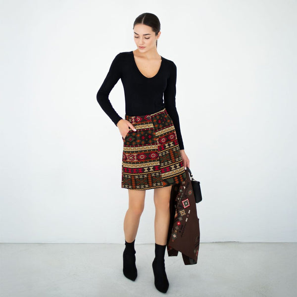 Multipatterned Skirt