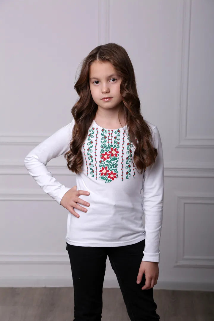 Girl's shirt "Romashka"