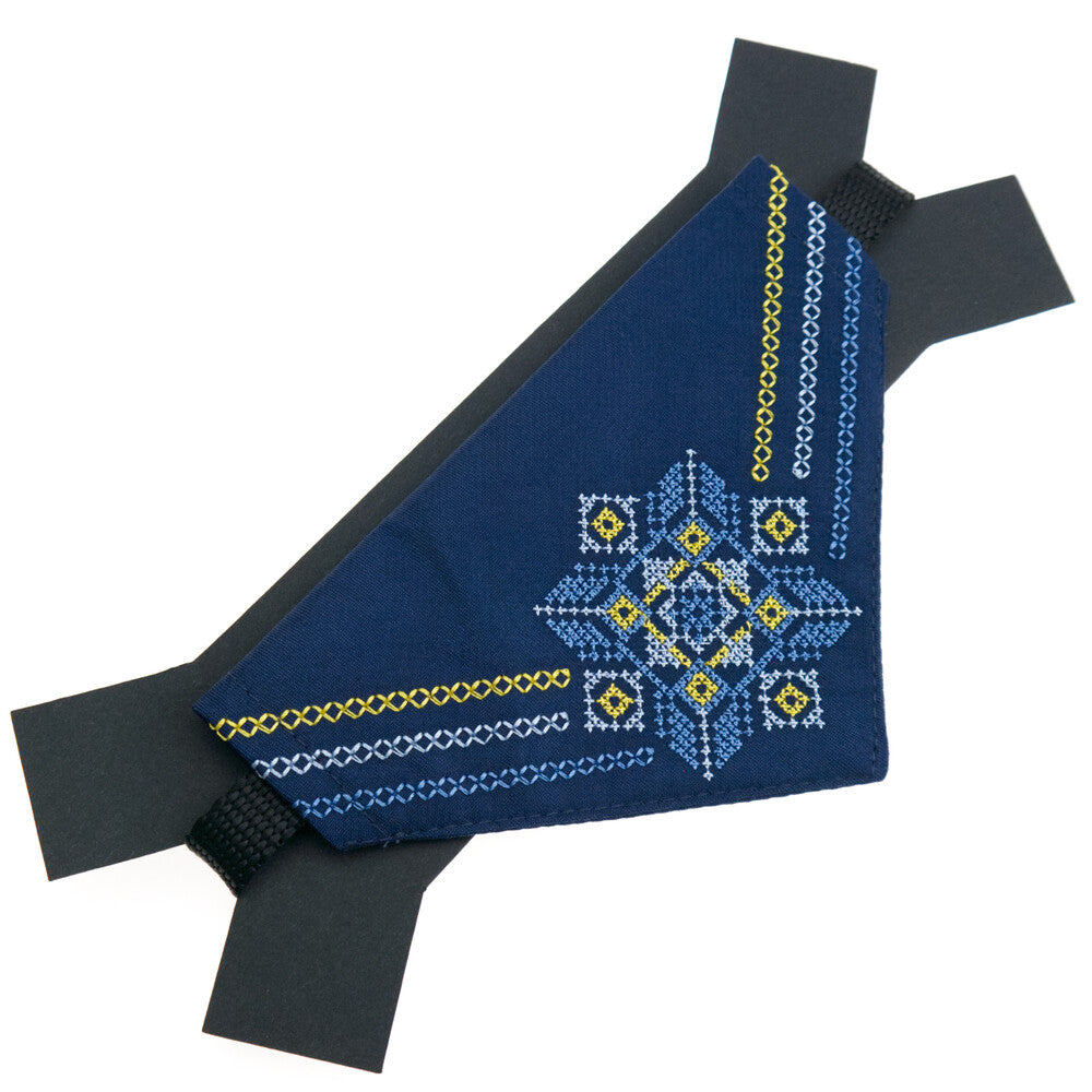 Embroidered Dog Collar with Bandana