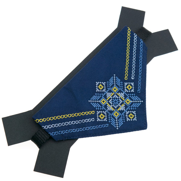 Embroidered Dog Collar with Bandana