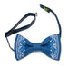 Men's Embroidered Bowtie- Navy