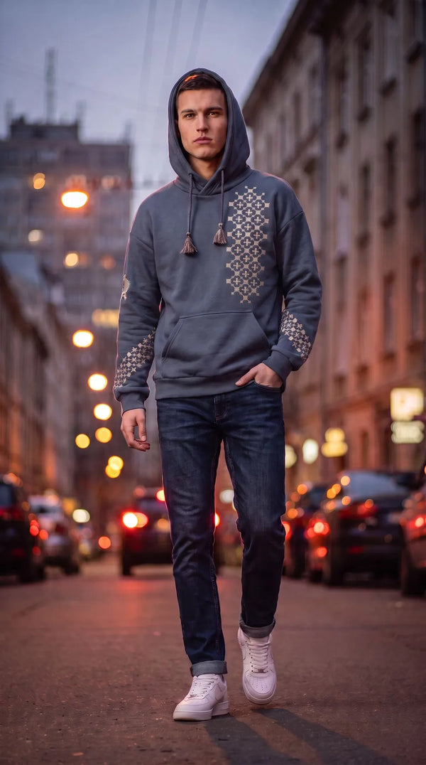 Men’s Grey Hoodie “Arkan”