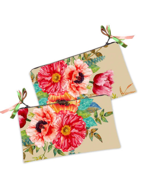 Small Make-up Bag “Poppies”