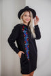 Black Knit Dress-“Stefania”