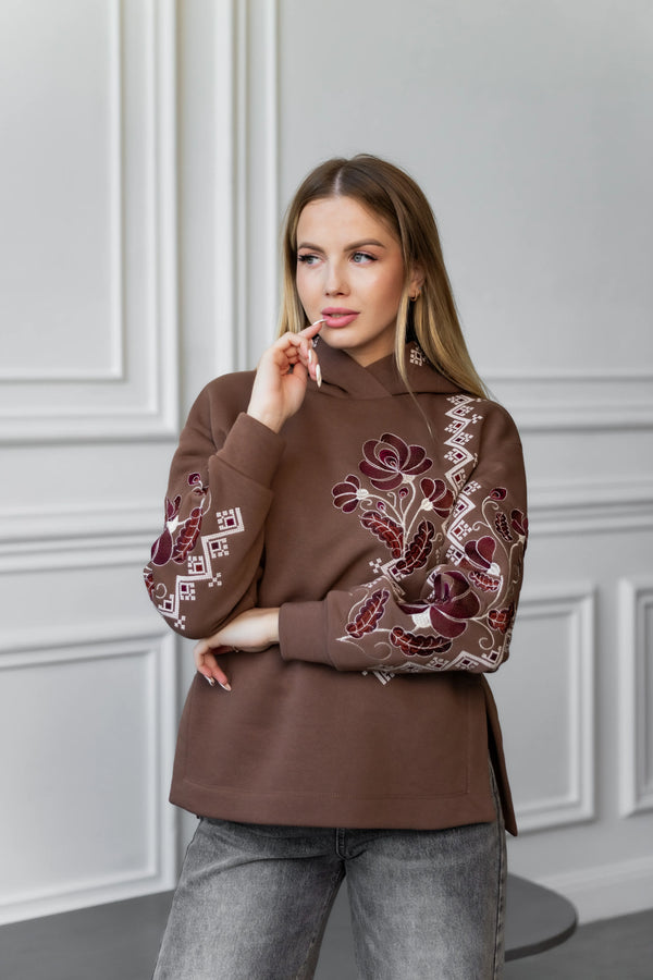 Mocha Hoodie “Mavka”