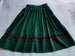 Traditional Skirt- Forest Green