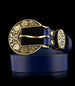 Women’s Leather Belt with Buckle "Flower"