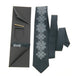 Charcoal Embroidered Tie Set