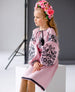 Girl's Pink Dress "Ptashka"