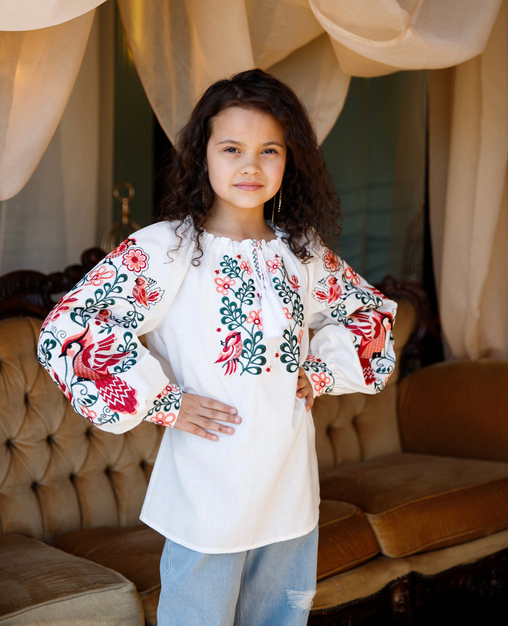 Girl's Blouse "Katrusia"