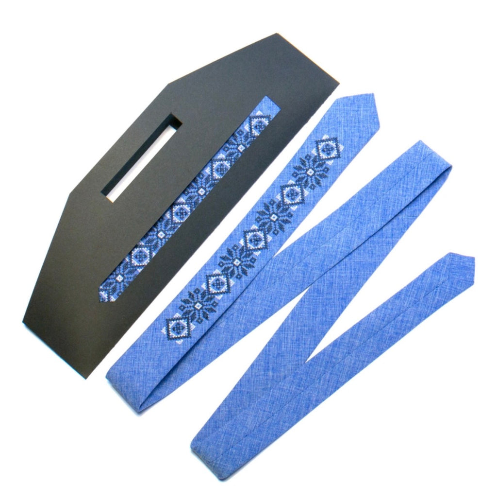 Slim Light Blue Necktie