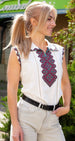 Embroidered Sleeveless Top “Sopilka”