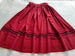 Traditional Skirt- Red