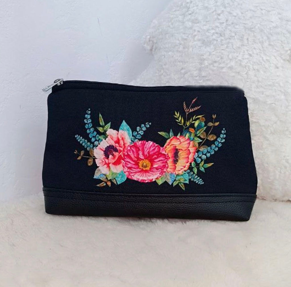 Large Make-up Bag “Poppies ”