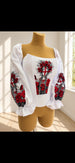 White Motanka Corset with Sleeves