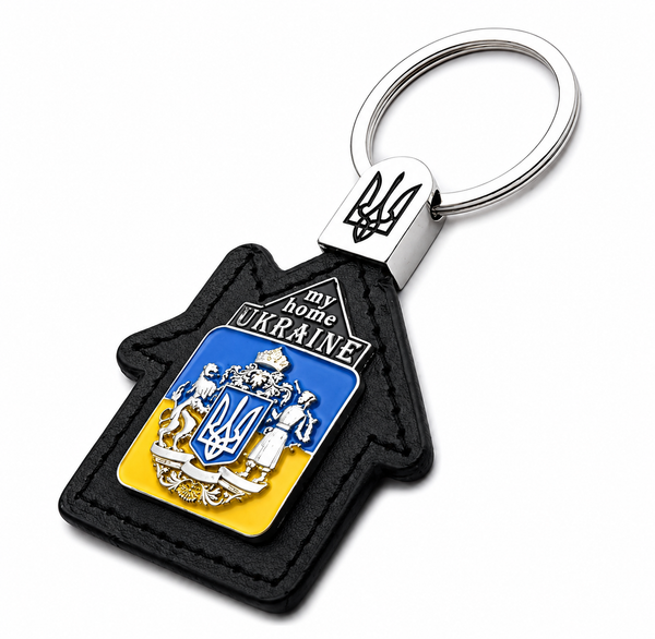 Ecoleather Keychain “Home”
