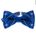 Men's Embroidered Bowtie- Navy Suede
