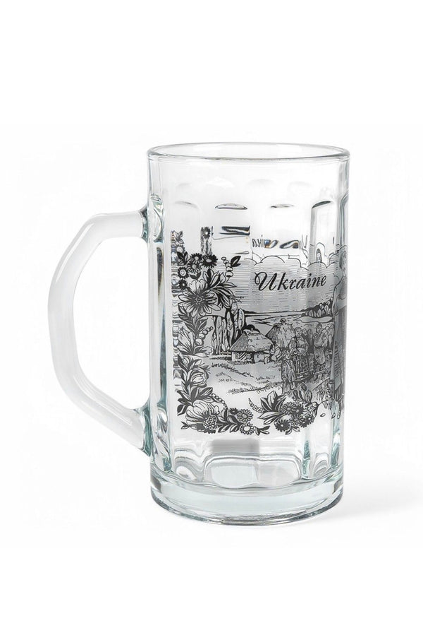 Glass Beer Mug on