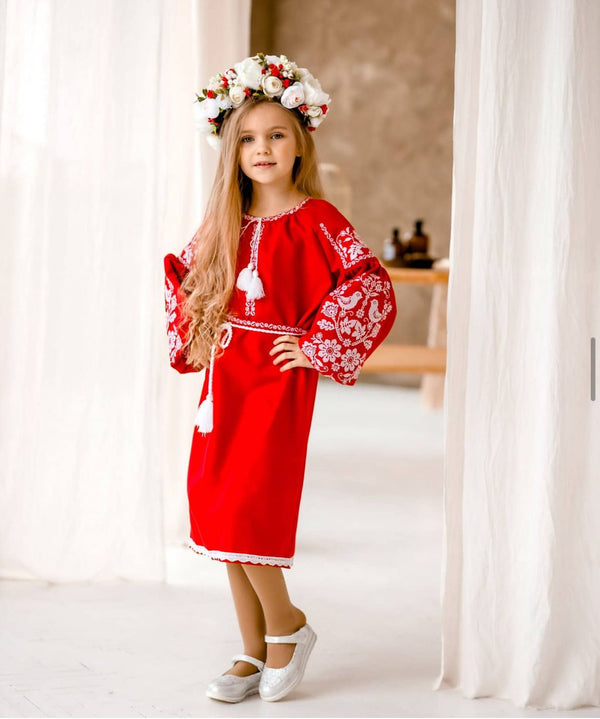 Red Dress "Ptashka"