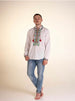 Men's Embroidered Shirt with Collar