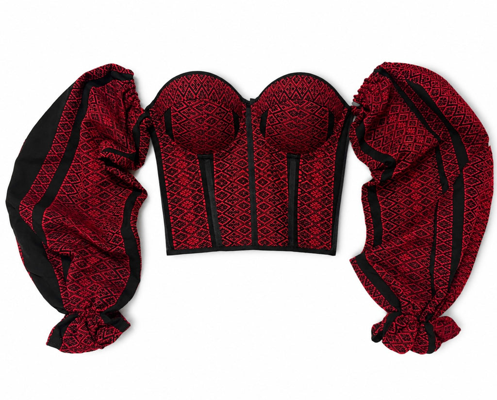 Corset with Matching Sleeves
