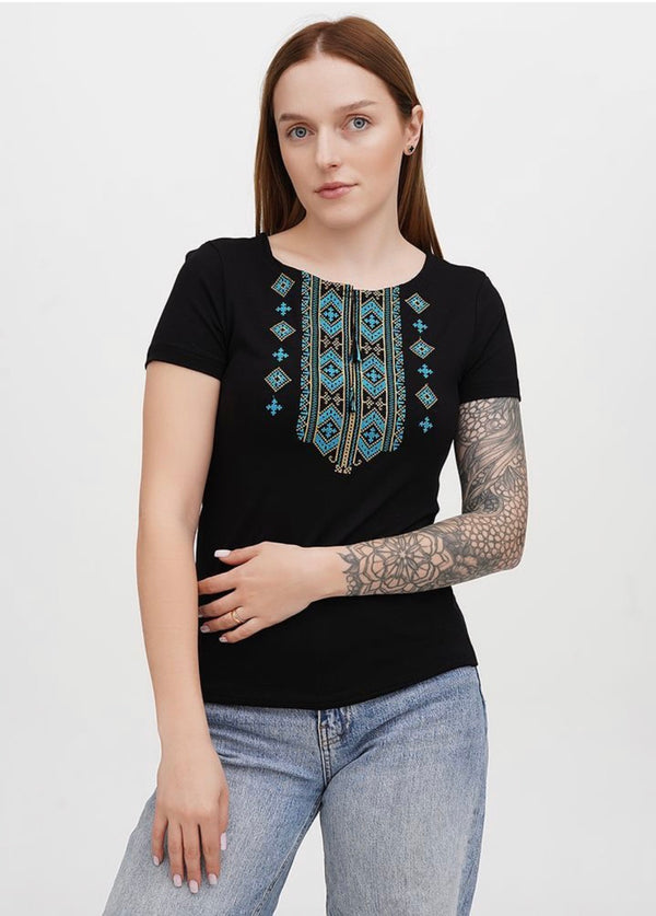 Black T-Shirt “Hutsulka”