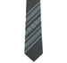 Grey Embroidered Necktie