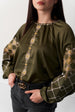 Olive Green Blouse “Margo”