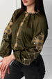 Olive Green Blouse “Margo”