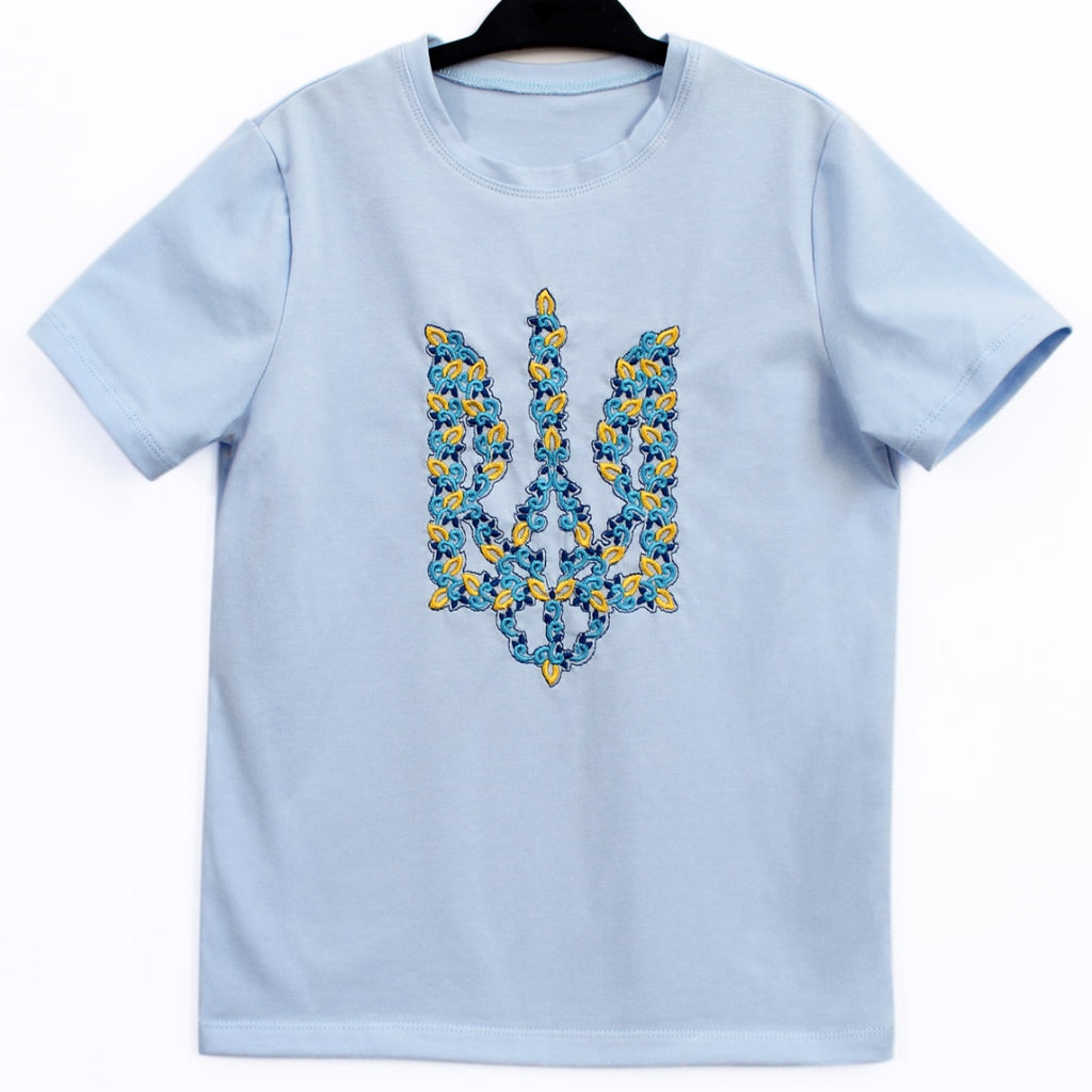 Children's Blue Tryzub T-shirt