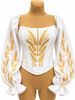 White Kolosok Corset with Sleeves