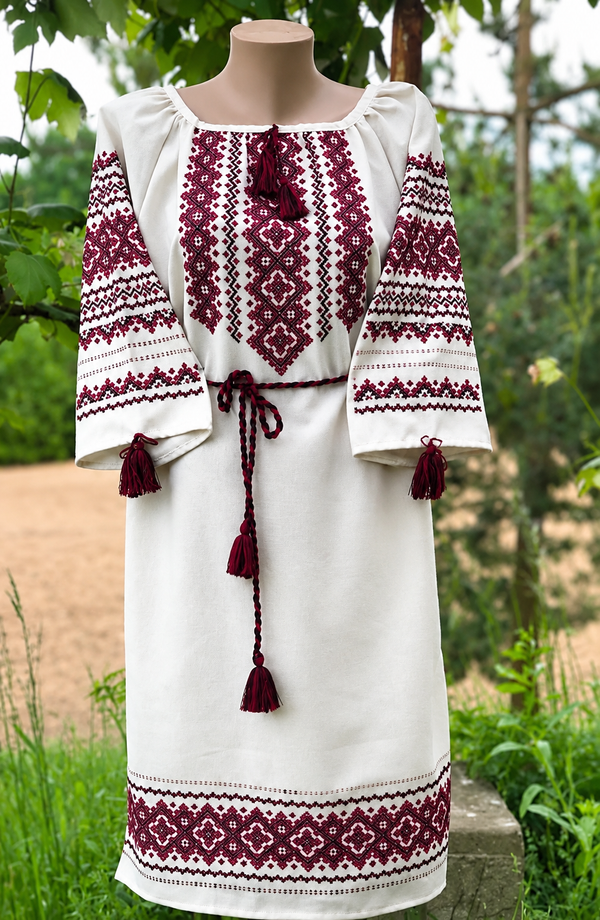 Hand Embroidered Dress-XL