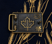 Belt Buckle “Maple Trident”